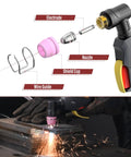 Pro Grade Plasma Cutter Torch Consumables Kit 50-Piece Set For AG60P AG60 WSD60 And HYC500P Includes Nozzle Tips