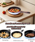 4.7 Inch Mini Nonstick Egg Pan With 5 Layer Coating Dishwasher Safe Gas And Induction Compatible Small Frying Pan With Food