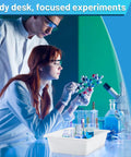 Scientists in lab using Three Pack Polypropylene Containment Tray Set 15 Inch Long, 10.8 Inch Wide, 4 Inch High Rectangular Lab Tray