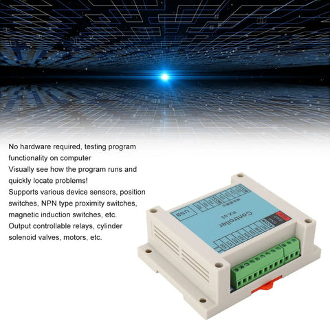 Programmable Logic Controller with Eight Input Seven Output for Industrial Automation, pro grade magnetic control board in packaging