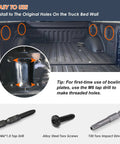 Sixteen Pack Anti Theft Torx Screws Kit For Ford F Series 2015 Through 2023 F150 F250 F350 Raptor Bed Load Hook Panel