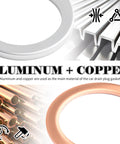 20 Pack M18 Oil Drain Plug Gasket Set Copper And Aluminum Crush Washers For A Tight Seal in focus with aluminum and copper materials