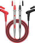Two Piece Multimeter Test Probes Kit With Ultra Sharp Alloy Tips CAT III 1000V 20A Leads Voltmeter Test Leads For Electrical Testing Durable Double Insulated PVC Flexible And Accurate