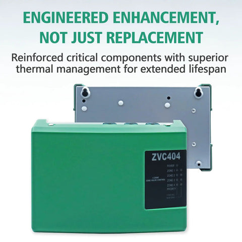 Upgraded 4 Zone Valve Control Board For Hydronic Heating Systems ZVC404-4 Replacement Module Built Tough With Superb Heat Management And Zero Fuss Smooth Operation Every Single Time