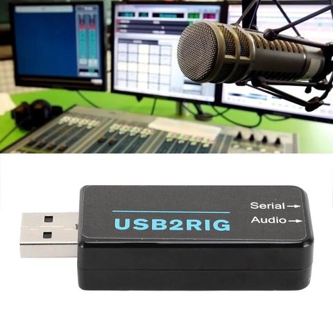 Amateur Radio Audio Interface With Built In Sound Card And Serial Port Two In One For Integrated Digital Modes FT8 FT4 JS8Call