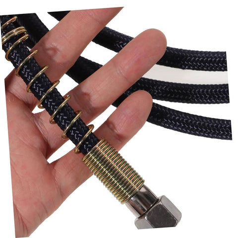 Hand holding High Temperature Steam Iron Replacement Hose With Easy Install No Fuss Lightweight Flexible Tube for Electric Irons