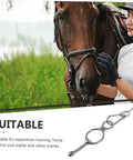Heavy Duty Stainless Steel Horse Tie Down Ring Cross Tie Ring For Trailers Durable Clip Tack Supplies With Safe Rope Release