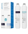 Replacement Filter Set For Capella RC250 Reverse Osmosis System Featuring Activated Carbon Plus And Carbon Block Filters, 6 Months Filtration