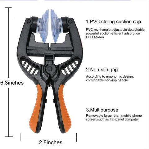3 In 1 Iphone Repair Tool With Suction Cup DIY Friendly Pro Grade Opening Pliers For Screen Removal Details