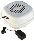 Litter Box Air Purifier For Cats And Small Pets With 53 CFM Stink Busting Power and power adapter