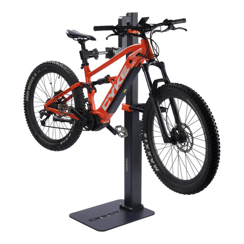 electric bicycle repair stand Bike release lever and a c-allorganization Nexave 6000 FE | Color:Basin Green w/ Fitz Trout