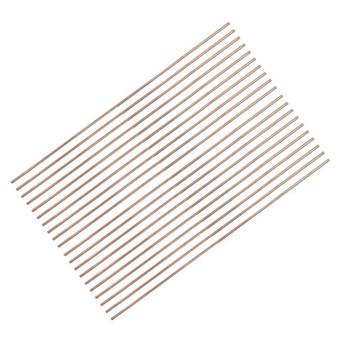 Top Picks For HVAC Pros 20 Pcs Phosphor Copper Welding Rods 2.5mm Diameter laid out for AC units and refrigerators repairs.