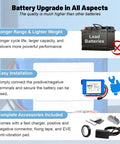 Comparison between lead batteries and 12V 6Ah Lithium Battery With Charger for DIY Projects And Kids Ride On Cars RC Cars