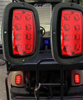 Golf Cart LED Headlight and Tail Light Kit for G14 G16 G19 G22 With Front and Rear LED Lights Plug and Play Upgrade Includes Switch and Quick Install Harness