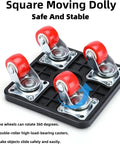 Heavy Duty Furniture Lifter With 4 Sliders And Crowbar 360 Degree Rotation Wheels Mover Dolly 660 lb Load Capacity detail