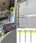 Top Shelf 15 Pack 1.8 Inch Green Nylon Garage Door Rollers Featuring Quiet 6200ZZ Precision Ball Bearings For Lightning Smooth Residential Door Replacement on garage door.