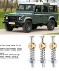 Heavy Duty Steel Rear Door Hinge Repair Pin Kit For Defender 90 110 130 And Series 2 2A Replacement Parts With OEM 330953 330954