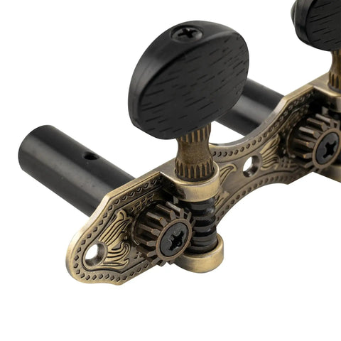 Upgrade Your Gear Game With Slick Antique Brass Tuning Keys Machine Heads Suitable For Three Left And Three Right Peg Configuration fits guitar headstock