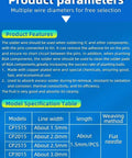 Product features and specifications for Two Pack Braid Solder Remover Tin Sucker For CP1515 2015 2515 3015 3515 Soldering Iron