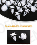 Close-up of BMW 120Pcs Door Panel Clips Trim Retainer Kit For 3 Series 5 Series 7 Series E36 E34 E38 E39 M3 X1 X3 X4 X5 X6 OEM style