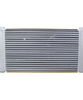 Front view of Pro Grade Hydraulic Oil Cooler And Heat Exchanger With Dual Fans DC24V Operation Radiator Plate Style Heavy Duty