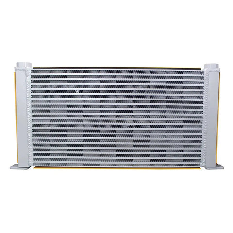 High Flow Oil Cooling Radiator System For Hydraulics With Plate Heat Exchanger And Dual Fans Heavy Duty Oil Cooler For Industrial Machines 100 To 180 Lpm Flow Works Under 2 MPa Pressure Efficient Cooling