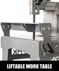 10 Amp Variable Speed Metal Band Saw With Large Workbench, 5 Inch Cutting Capacity And Adjustable Speed From 137 To 472 FPM