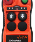 Heavy Duty Industrial Wireless Remote Control For Hoists And Cranes ACDC 12-24V with buttons and features visible.