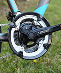 MTB Crankset For Mountain Bikes 170mm Square Taper 9 16 Inch Chainring Set on bike