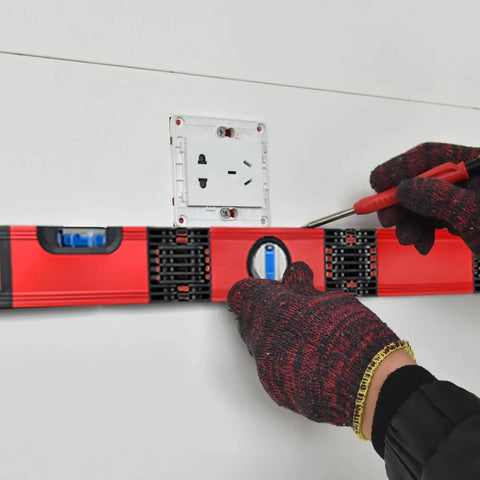 Heavy Duty Folding Aluminum Multi Angle Level With Precise Spirit Vials For Stairs Pipes And Corners Hella Durable Measurement Rig That Collapses Flat To Save Closet Space And Finish Any Handyman Job Quick