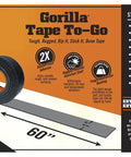 Mini Duct Tape To Go Travel Size 1 Inch By 10 Yards Black Pack Of 3 Heavy Duty Double Thick Adhesive for rough surfaces