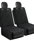 Waterproof Front Seat Cover For Dogs 2 Pack Pet Seat Protector With Side Flaps Universal Fit For Cars Trucks And SUVs Spill Proof