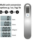 Archery Bow Scale for Recurve and Compound Bows 110 Pounds 50 Kilograms LCD Display showing multi-unit conversion options