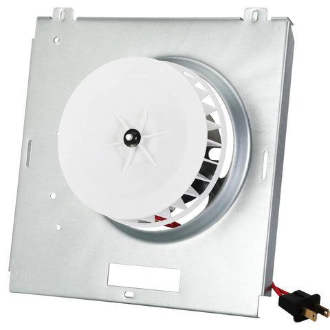 Front view of Replacement B Unit Motor Assembly for Broan NuTone 679RL And 769RF Vent Fans, includes motor and mounting plate