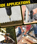 Wide applications of No 10 Three And A Half Inch Black Knurled Star Drive Wood Screws 75 Pack Self Tapping Deck Screws.