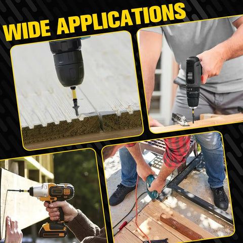 Wide applications of No 10 Three And A Half Inch Black Knurled Star Drive Wood Screws 75 Pack Self Tapping Deck Screws.