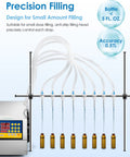 Eight Channel Peristaltic Liquid Filling Machine delivering precise filling for mini bottles under five ounces.