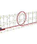 Roller Coaster Engineering STEM Kit Design Build And Experiment With Working Coaster Models Learn Forces Motion Energy Velocity And More Through Hands On Challenges And Durable Easy To Assemble Plastic System model with loop