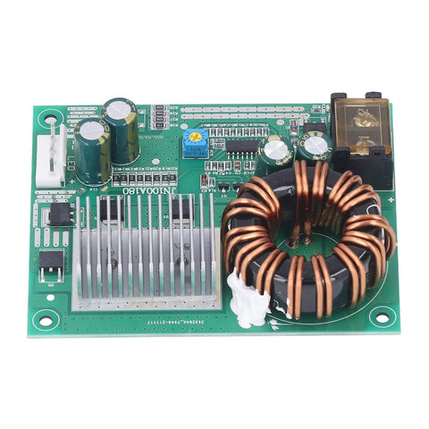 DC To DC Boost Converter Adjustable Step Up Module 185 Watt EV Power Supply 24V To 43V Constant Current Driver with components mounted.