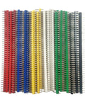 Colorful Breakable 30 Piece 40 Pin Male Header Pin Kit 2.54 mm Single Row Connectors For Pro Projects Breadboarding And PCB Work Multicolor Set Ideal For Hobbyists And DIY Electronics Projects, multicolor pins