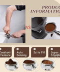 Comparison of manual coffee tamping versus Automatic Espresso Tamper For 58 Mm Portafilters for consistent flavor.