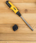 Heavy Duty Black Plastic Bed Slat End Caps Holders 25 Piece Kit For Double Row Support Brackets Prevents Breakage And Noise Upgrades Frames black cap and screwdriver on wood slats
