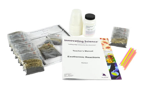 Exothermic Reactions Chemistry Demo Kit For Classrooms Hands On Lab Supplies For Fifteen Groups with manuals and materials