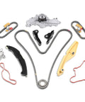 Timing Chain Kit With Water Pump Tensioner Guide For Ford Edge Explorer F150 Flex Mustang Taurus Transit Lincoln 3.5L 3.7L V6 DOHC Engine Replacement AT4Z6268A displayed on white background