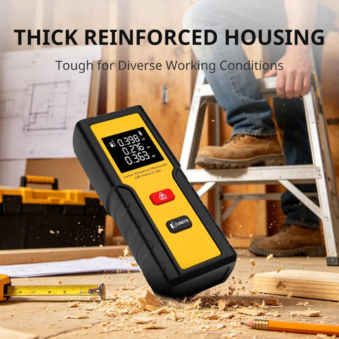 The Slick Pocket Laser Distance Meter Spanning 165 Feet With Dead Nuts Accuracy And Rapid Foot Or Metric Toggle A No Sweat Pro Grade Digital Tape Replacement