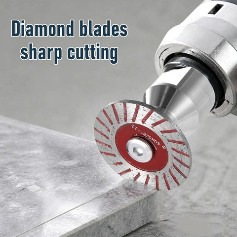 40mm Diamond Saw Blades And Sanding Disc Kit For Stone Tile Granite Marble Ceramic PVC Engraving Cutting Cutter Set, diamond blade cutting stone