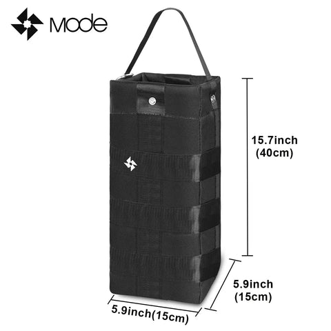 Black Beefed Up Heavy Duty Chain Container Bag For 2 Ton Manual Hoist, Large Capacity Chain Storage Organizer, Durable Nylon Fiber