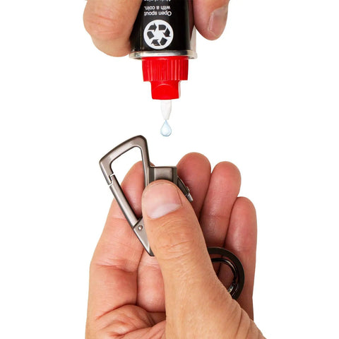 Filling Permanent Match Bottle Opener Keychain, Reusable Survival Fire Starter with lighter fluid, waterproof charcoal finish