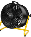 Beastly High Velocity 16 Inch Floor Fan With 3 Speed Settings Delivers 2500 2800 And 3000 CFM Industrial Shop Fan Side View