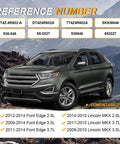 Rear Driveshaft For Ford Edge And Lincoln MKX AWD Heavy Duty Replacement Prop Shaft Assembly For 2.0L 3.5L 3.7L Engines Fits 2009 2014 Edge And 2011 2014 Edge Replaces DT4Z 4R602 A SK936846 shown with compatibility reference numbers
